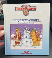 1985 Teddy Ruxpin Teddy  s Winter Adventure Book only WoW 85 - MINT 