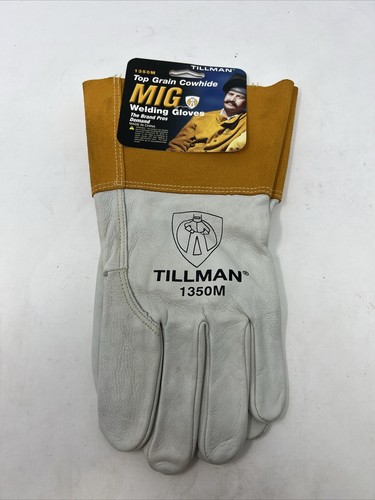 Tillman Top Grain Cowhide Unlined MIG Welding Gloves 1350M Standard