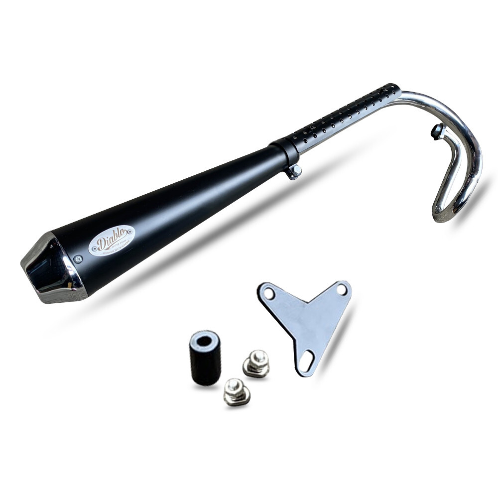 DIABLO KSPEED LONG EXHAUST MUFFLER PIPE CAFE FOR HONDA DAX 125 ST125