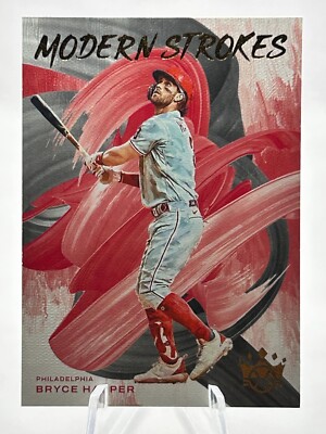 BRYCE HARPER 2021 PANINI DIAMOND KINGS MODERN STROKES PHILLIES #MS-11 JT