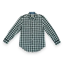 NWT Tucker + Tate Dress Shirt Sz L 10/12 Boy Plaid Pocket Button-Up Long Sleeve
