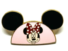 Disney Trading Pin - Minnie Mouse Character Ear Hat Pink