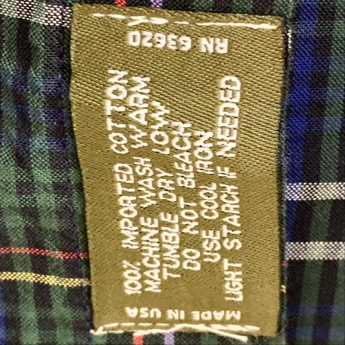 Gitman Bros Mens Master Shirt Makers LS Button Down Dress Shirt Blue Plaid XL - Picture 7 of 7
