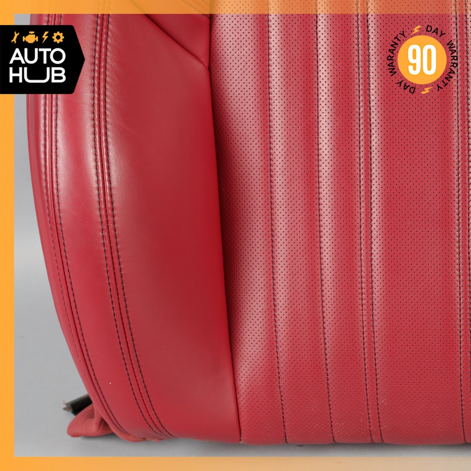 17-22 Maserati Levante S M161 Front Left Top Upper Seat Cushion Red OEM 26k