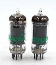 SYLVANIA 6BH6 VACUUM TUBE MATCHED Gm PAIR -TESTED GOOD - NEW!