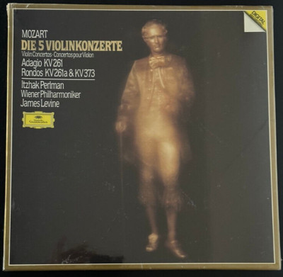 Mozart - Die 5 Violinkonzerte - Perlman - Levine - 3LP - Noch versiegelt