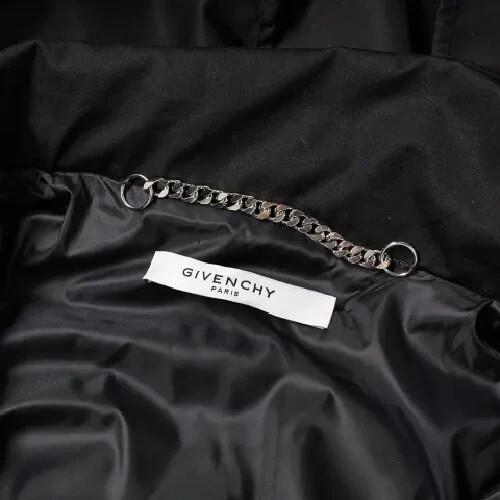 $1,215 GIVENCHY LEATHER PATCH HOODED JACKET 17S0652021 | Black | FR 52 US 42 - Picture 16 of 24
