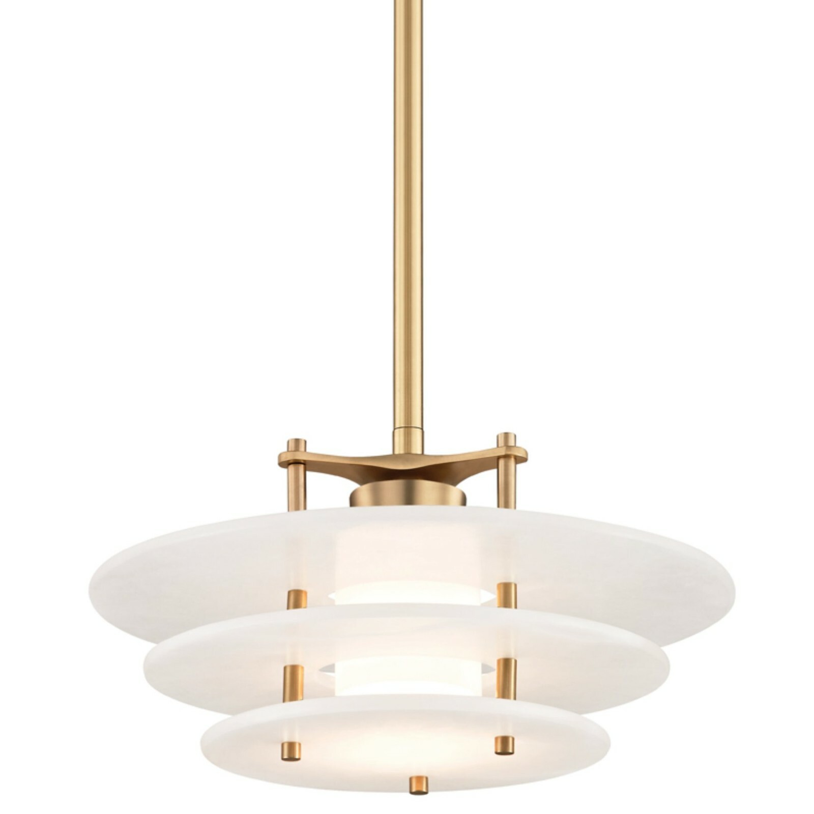 Hudson Valley 9016-AGB - 16 inch Aged Brass Pendant Ceiling Light | eBay