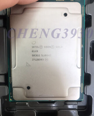 Intel Xeon Gold 6149 16-Core 3.10 GHz sr3g2 lga-3647 c621 CPU processor