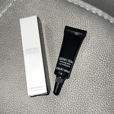 Giorgio Armani Crema Nera Firming Meta Eye Treatment .16 Oz 5mL NIB