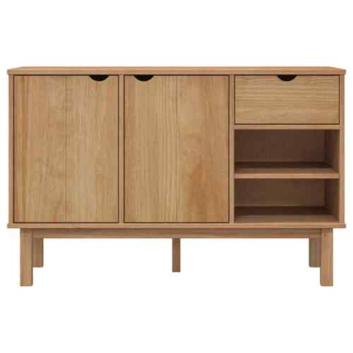 OTTA Pine Wood Sideboard Kitchen Buffet Cabinet Storage Drawers Cupboard Rack - Picture 2 of 6