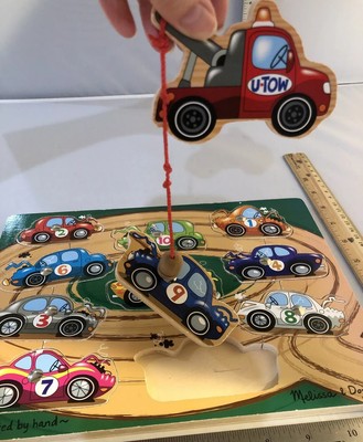 melissa and doug tow truck magnetic puzzle