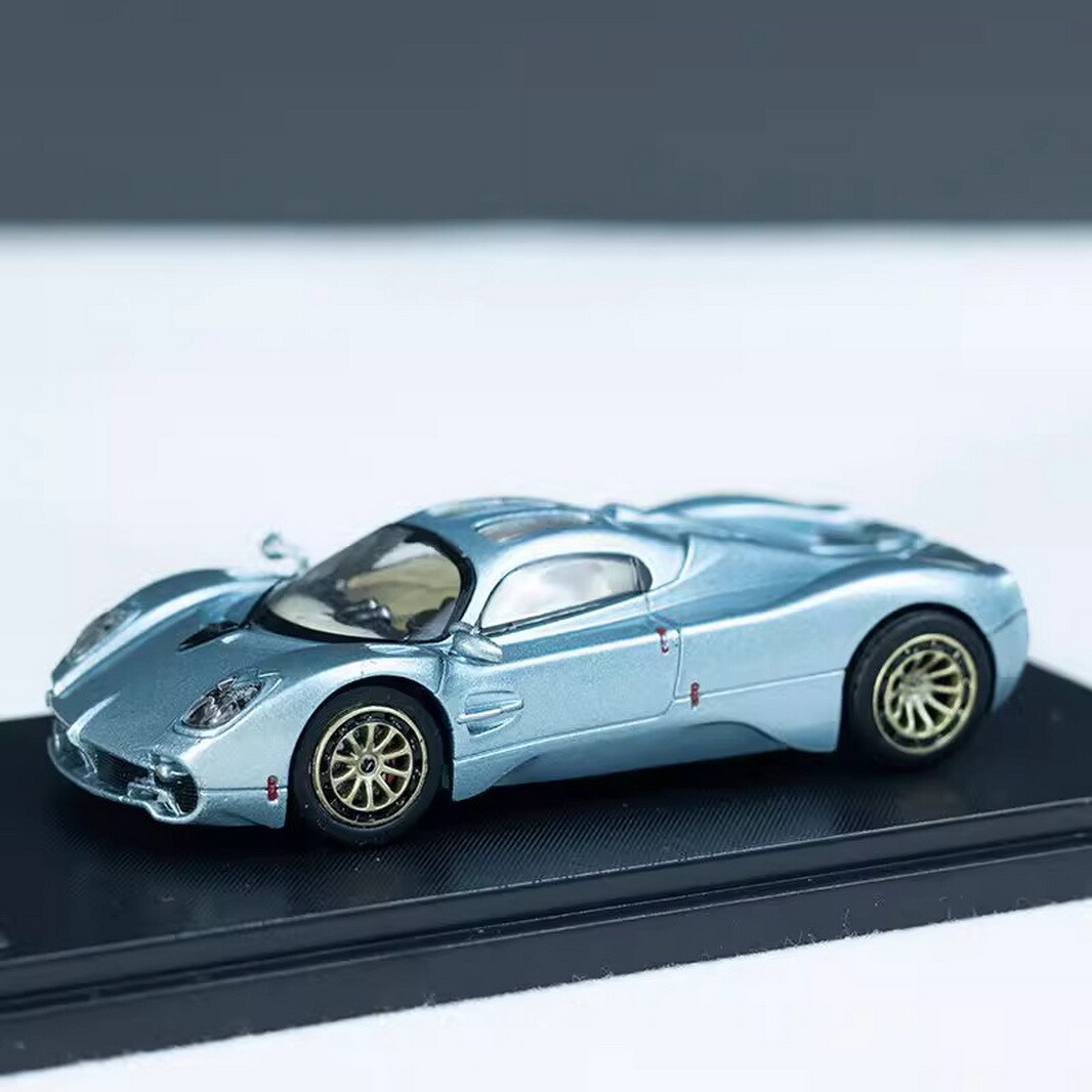 RM 1/64 Scale Pagani Utopia Blue Diecast car Model Toy Collection