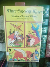 Three Ancient Kings_Barbara Leonie Picard_HCDJ_1st Edition_Ex-library_Very Good