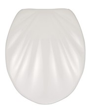 WENKO Premium WC SITZ MUSCHEL Klo Brillen Toiletten Deckel Absenkautomatik Bad