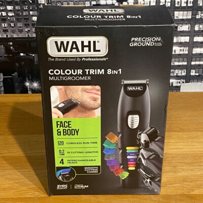   WAHL Colour 8 in 1 Trim Multigroomer Gesichts- & Körpertrimmer-Set schwarz 9893-517