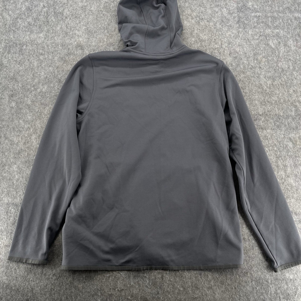 The North Face Mens Gray Logo Long Sleeve Full Zip Sweater