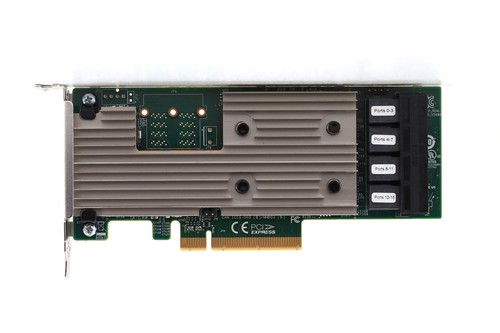 LSI 9305-16i 16-Port 12Gb/s PCIe SAS Host Bus Adapter P/N: 03-25703-02005 Tested - Picture 2 of 4