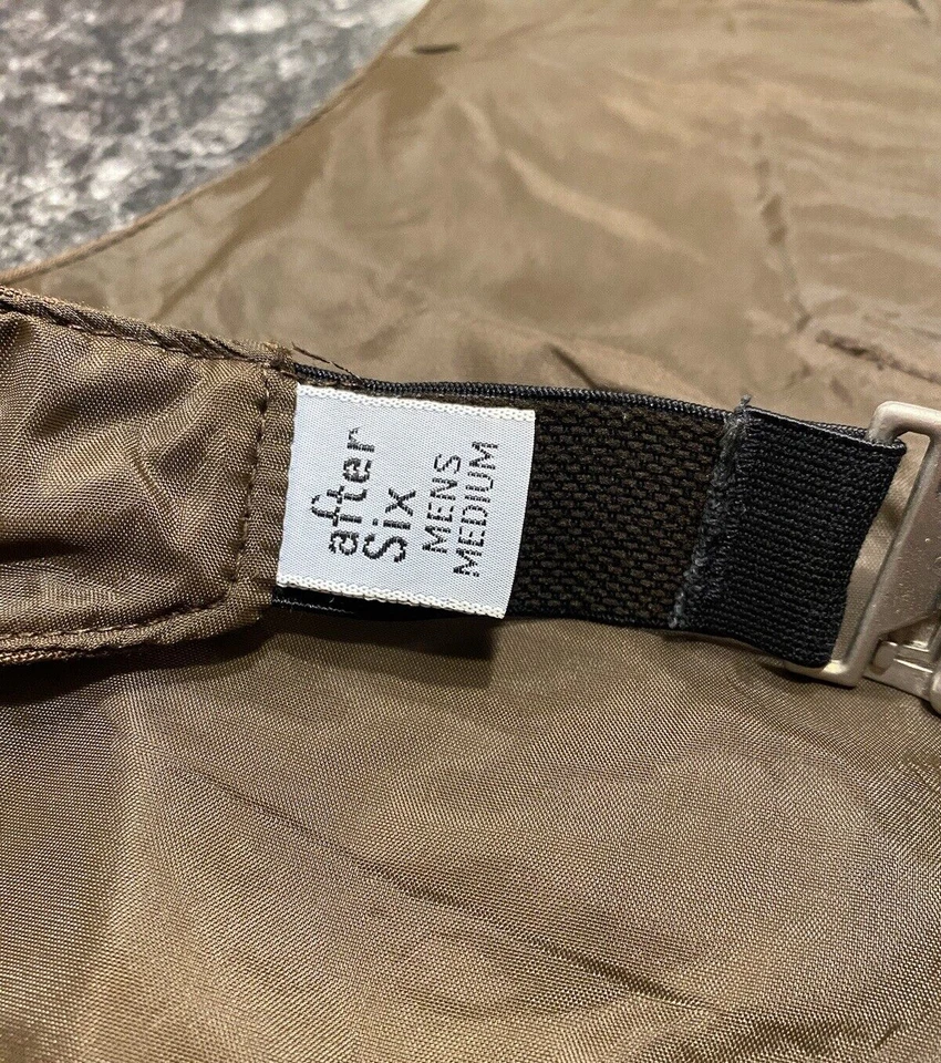 After Six Men's Open Back Waist Coat Size Medium - Image 3 of 3