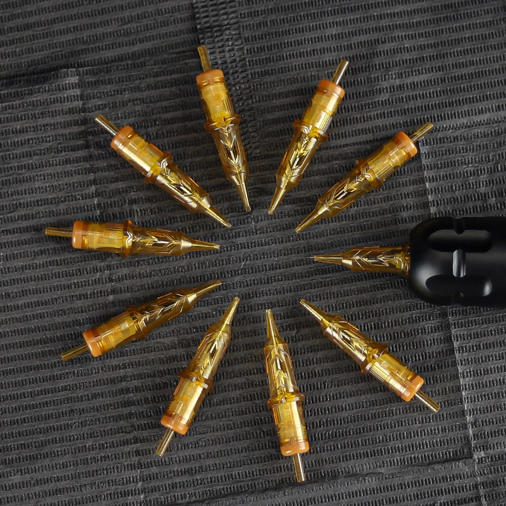 RL 08/10/12 Tattoo Cartridge Needles Disposable Sterilized Safety for Grip 20pcs