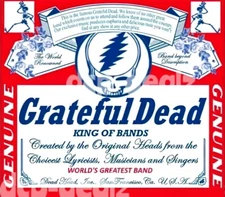 Grateful Dead Budweiser Fridge Magnet, Decal, Poster, Metal Sign
