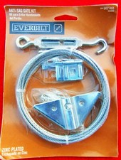 EVERBILT ANTI-SAG GATE KIT Zinc-Plated Steel 6ft x 4ft Gate Hardware Kit 862088
