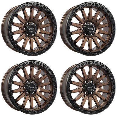 Set of 4 18in Bronze Alloy Wheel Rims for GMC Yukon XL, RH1G90Y 6x139.7 6Lug