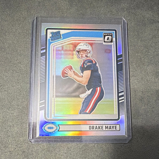 Panini 2024 Donruss Optic Drake Maye Rated Rookie Prizm #379 Patriots