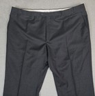 Santorelli *NWOT* Charcoal Gray Luxury Serge Romeo Pants Size 52 Unfinished Hem — photo 9
