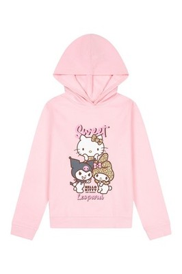 Hoodie Mädchen Hello Kitty Rosa Baumwolle