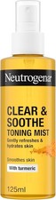 Neutrogena Clear & Soothe Toning Mist (1 x 125ml) Face Mist Gently Refreshes H