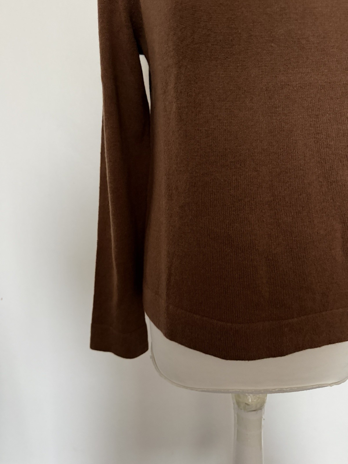 Hobbs Talia Wool Cashmere Jumper Brown New Without Tags image 6