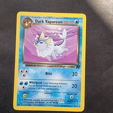 45/82 Dark Vaporeon LP Team Rocket Pokemon TCG Card