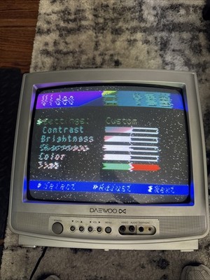 Daewoo 13 Inch Vintage Gaming tv dtq-13z5sc No Remote