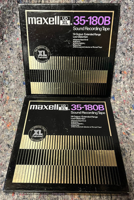 2 x MAXELL UD XL 35-180 B - TONBAND auf REVOX ALUSPULE 26,5 cm