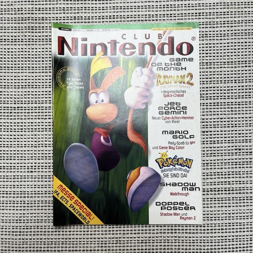 Club Nintendo | Oktober 1999 Rayman 2 | Ausgabe 5/99 | Magazin + Poster