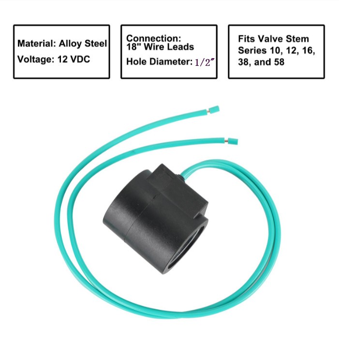 👌6352012 12V Dc Solenoid Valve Coil With 18