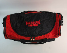 Everlast TREASURE ISLAND U.S.A. Borsa Palestra Borsone 22" Nero Rosso Cinghia Regolabile