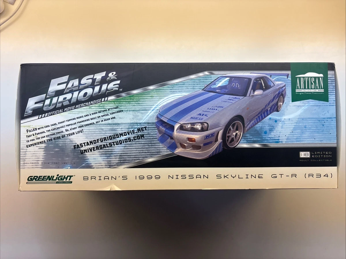 Greenlight Fast & Furious 1:18 Scale Diecast & Toy Vehicles for