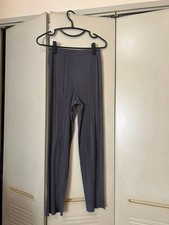 ISSEY MIYAKE PLEATS PLEASE Gray Pleated Pants F/S from Japan