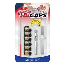Magicfour Fuel Gas Can Vent Caps, 6 Pack Tank 6 Pack, 6