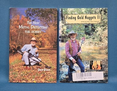 Lot of 2 Books Finding Gold Nuggets II by Normandi + New Metal Detecting Hobby