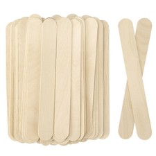 90 Pcs Jumbo Crafts Sticks 8 Inch Natural Wooden Popsicle Sticks for DIY Crafts