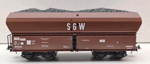 Roco H0 46243 Selbstentladewagen "SGW" m.Kohleladung AC UNBESPIELT NEUWERTIG OVP | Zustand: Neu