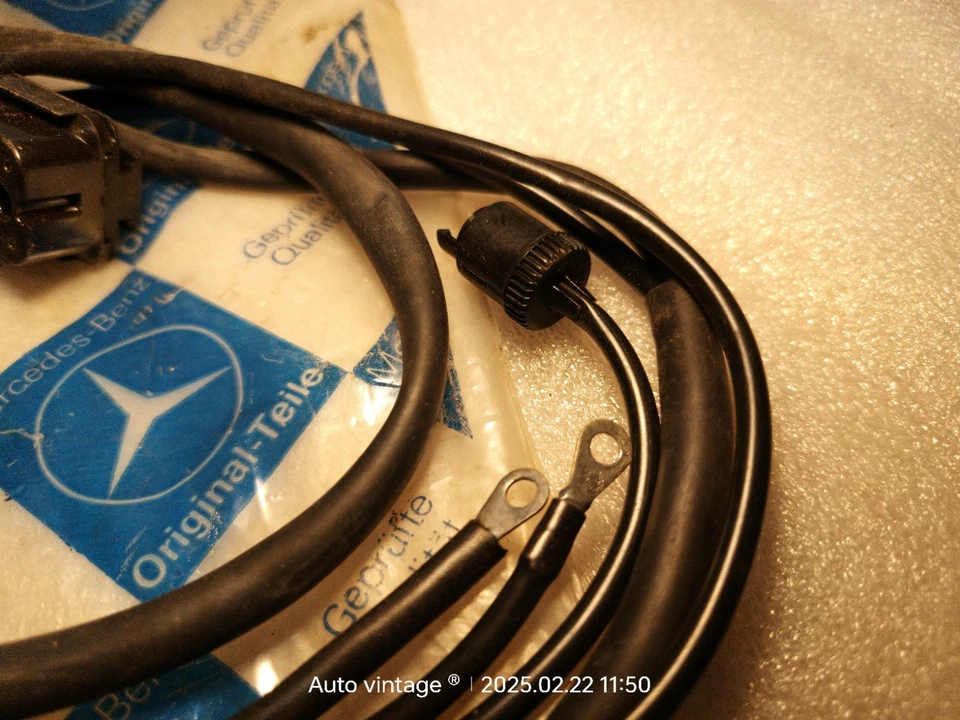 Mercedes w123 280C carburetor Heating cable harness Wiring 1235407209 OEM NOS - Image 3 of 4