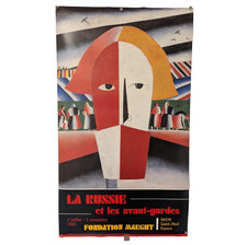 Kazimir Malevich - Russian Avant-garde - Vence France- Gallery Exhibition Poster