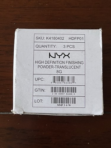 NYX Cosmetics High Definition Finishing Powder Translucent Brand New Lot Of 3 - Picture 4 of 4