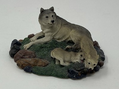Rare - Original - The Living Stone - Wolf Shell Game 1995 Pups Play with Turtle!