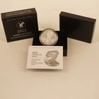2022-W American Eagle One Ounce Uncirculated Silver Coin with Box & COA