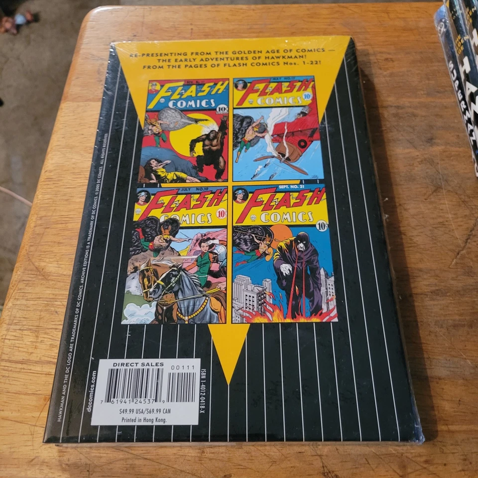 The Golden Age Hawkman Archives Volumen 1 DC Deluxe Tapa Dura NUEVO SELLADO RARO FUERA DE STOCK Foto 2 de 2